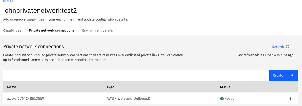 Refresh until connection becomes ready